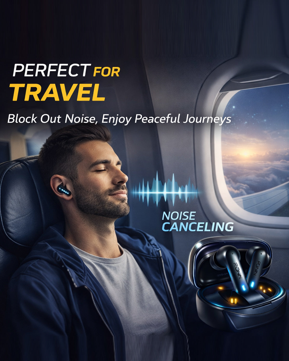 Ronin Dynasty R-520 – Premium Wireless Earbuds with Gaming Mode & Crystal-Clear Sound - Viralo Store